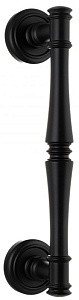 136245 Дверная ручка скоба EXTREZA PIERO 326 матовый черный F22 классика многослойное гальваническое