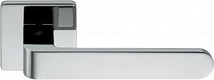 CLB032 Дверная ручка на квадратной розетке COLOMBO Fedra AC11RSB-CR полированный хром классика много