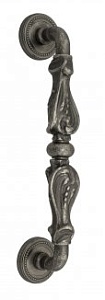 VNZ542 Дверная ручка скоба VENEZIA FLORENCE  D3 315мм (260мм) античное серебро латунь Италия