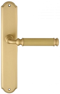 135880 Дверная ручка на планке PL01 EXTREZA BENITO 307 матовая латунь F02 классика многослойное галь