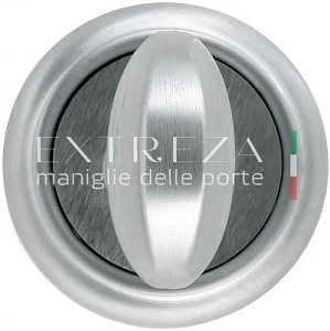 97038 Фиксатор поворотный на круглой розетке EXTREZA WC R01 матовый хром F05 классика латунь Италия