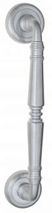 VNZ1862 Дверная ручка скоба VENEZIA VIGNOLE D1 260мм (210мм) матовый хром латунь Италия