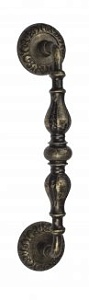 VNZ2209 Дверная ручка скоба VENEZIA GIFESTION  D4 290мм (230мм) античная бронза латунь Италия