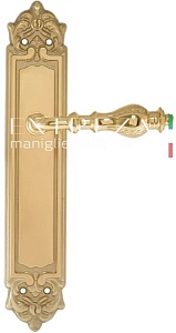 121911 Дверная ручка на планке PL02 EXTREZA EVITA 301 полированная латунь F01 классика многослойное 