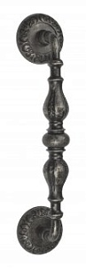 VNZ557 Дверная ручка скоба VENEZIA GIFESTION  D4 290мм (230мм) античное серебро латунь Италия