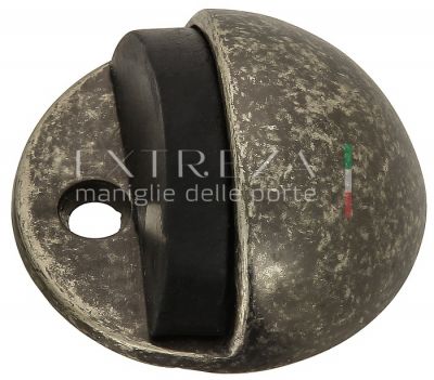 103121 Упор дверной напольный EXTREZA D41 F45 античное серебро латунь Италия