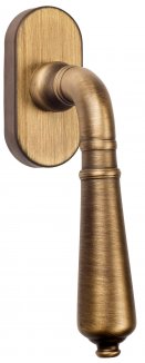 FCT788 Ручка оконная Fratelli Cattini VIGNOLE FW 7-BY матовая бронза латунь Италия