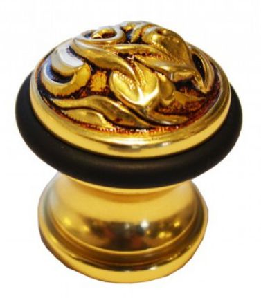 Упор дверной напольный LINEA CALI 1272 VA OF французское золото латунь Италия