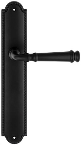 119455 Дверная ручка на планке PL03 EXTREZA BONO 328  матовый черный F22 классика многослойное гальв