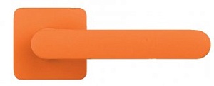 CLB435 Дверная ручка на квадратной розетке COLOMBO ONEQ CC21RSB-C01 белый модерн многослойное гальва