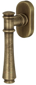 107410 Ручка оконная EXTREZA PIERO 326 F03 матовая бронза латунь Италия